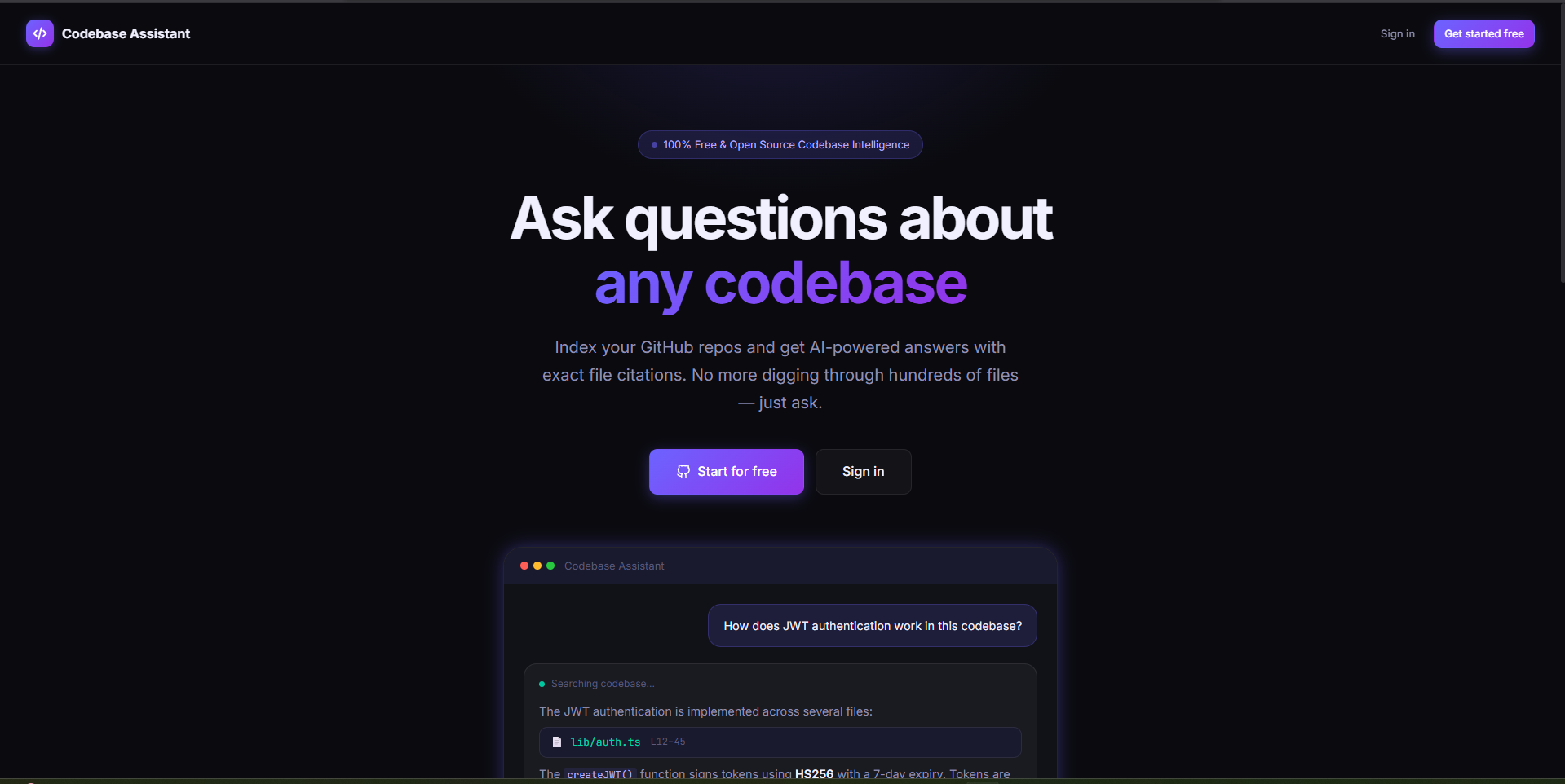 GitHub Code Reader