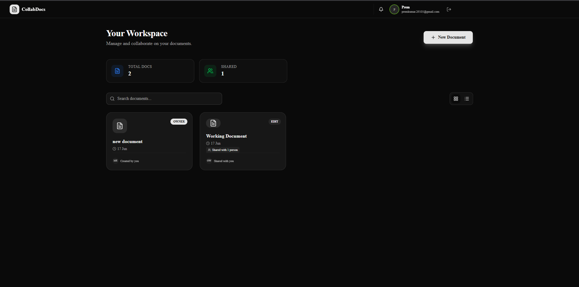 Collaborative Text Editor screenshot 2