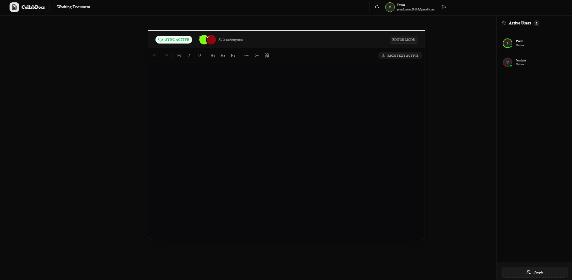 Collaborative Text Editor screenshot 5